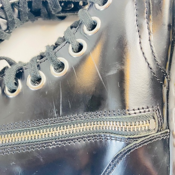 DR MARTENS Jadon Max Boot Women's Platform Black Buttero Size 7 - Picture 9 of 11